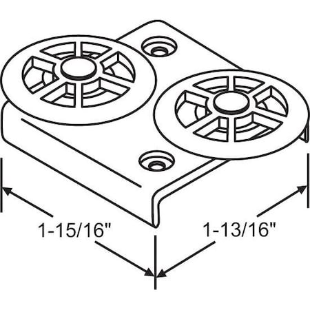 Strybuc Roller Bracket Assembly 900-14226